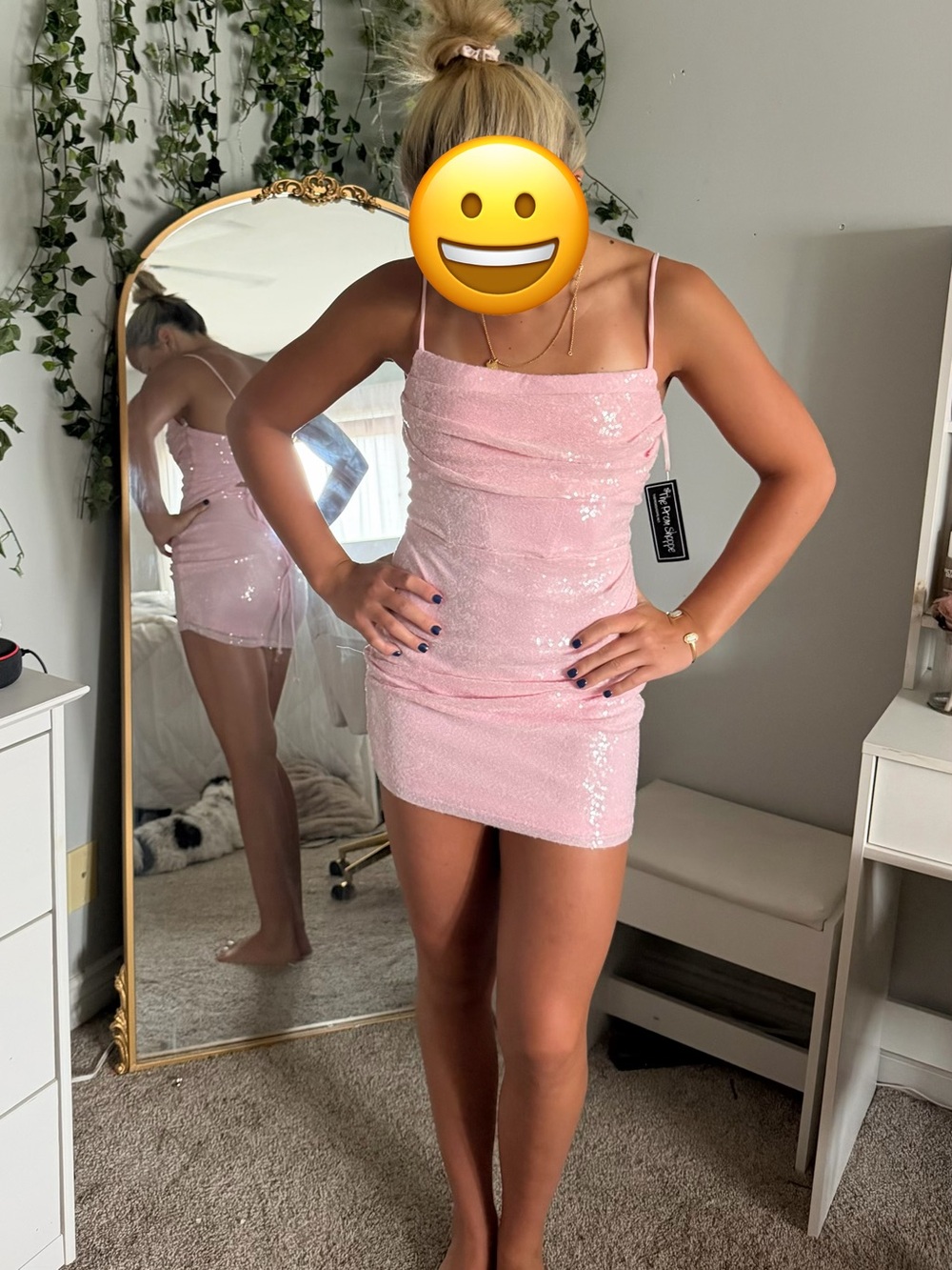 LOVESOME Pink Mini Dress - Women's Size M